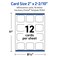 Avery Printable Arched Square Business Cards, Sure Feed Technology, 2" x 2-2/10", Glossy White Cardstock, Print-to-The-Edge, Laser/Inkjet Printable, 120 Total